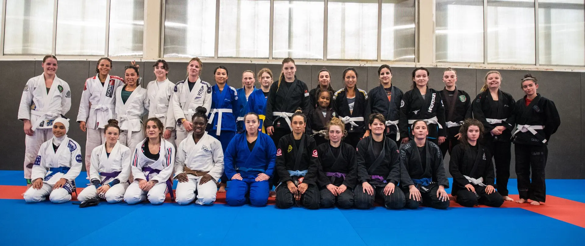 Combat entre pratiquantes au Ladies Mat Fifty du 14 janvier 2024