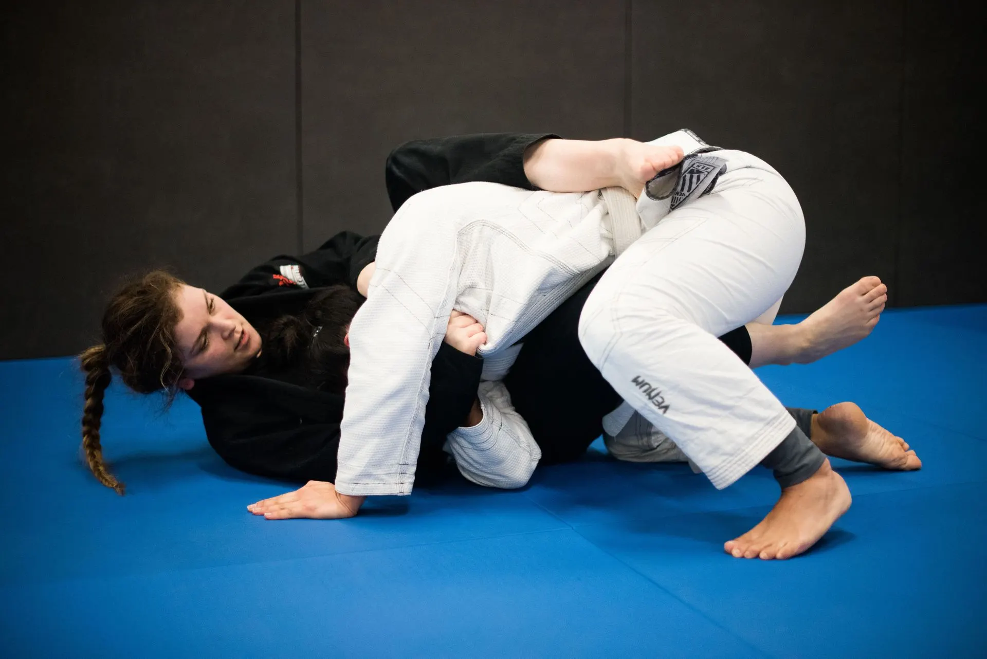 Combat entre pratiquantes au Ladies Mat Fifty du 14 janvier 2024