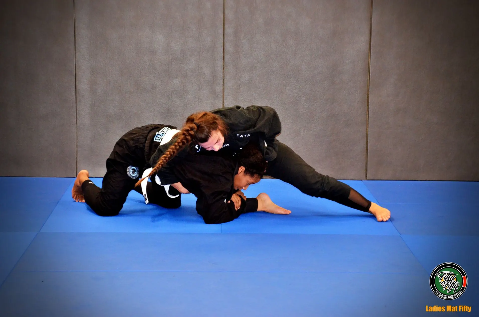 Combat entre pratiquantes au Ladies Mat Fifty du 12 janvier 2025