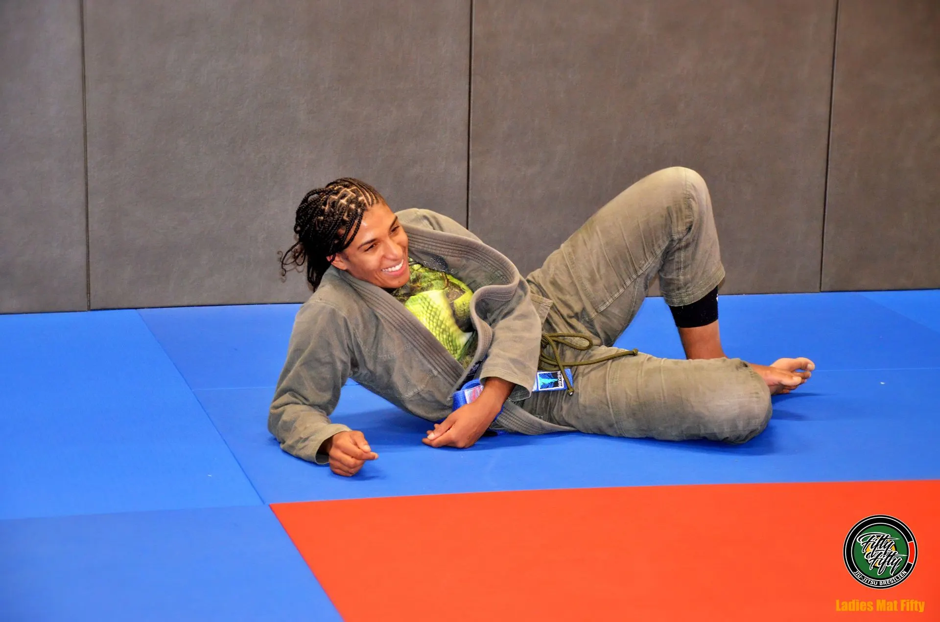 Combat entre pratiquantes au Ladies Mat Fifty du 12 janvier 2025