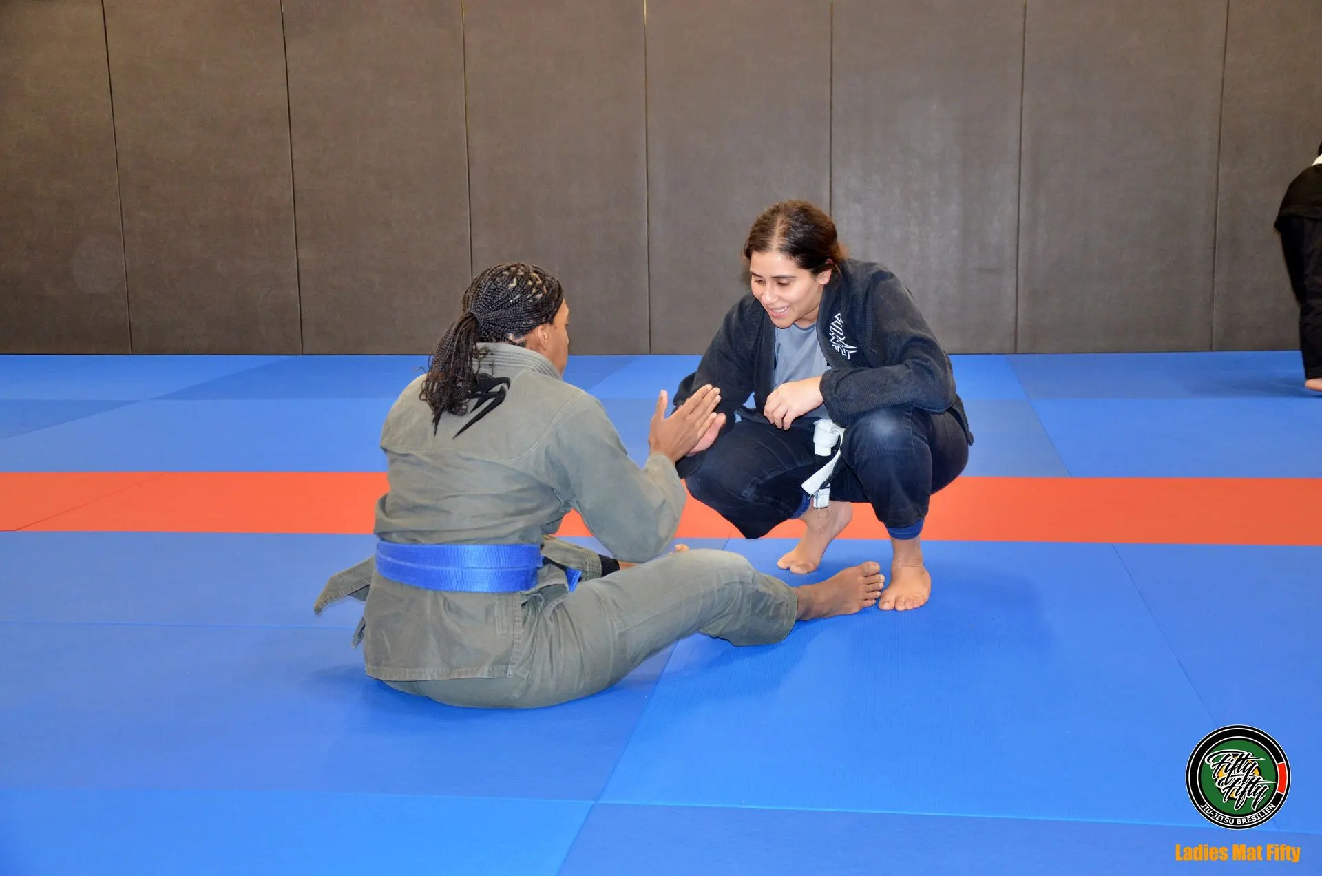 Combat entre pratiquantes au Ladies Mat Fifty du 12 janvier 2025
