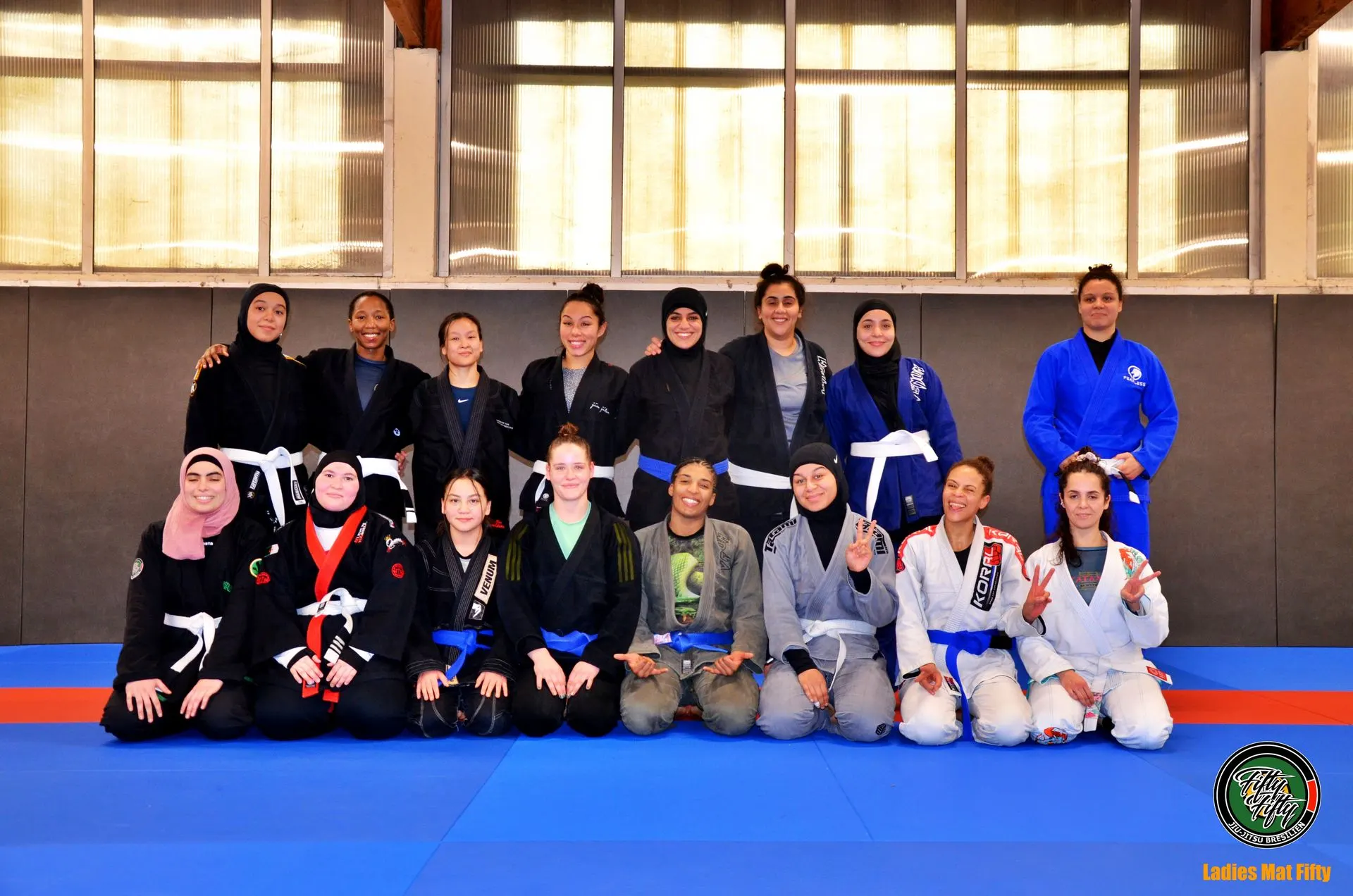 Combat entre pratiquantes au Ladies Mat Fifty du 12 janvier 2025