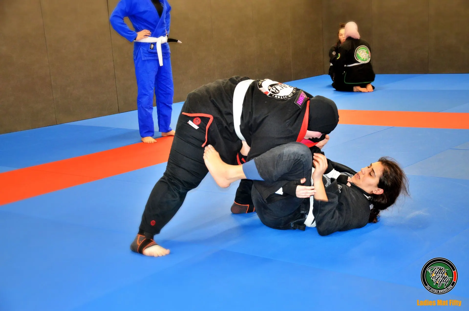 Combat entre pratiquantes au Ladies Mat Fifty du 12 janvier 2025