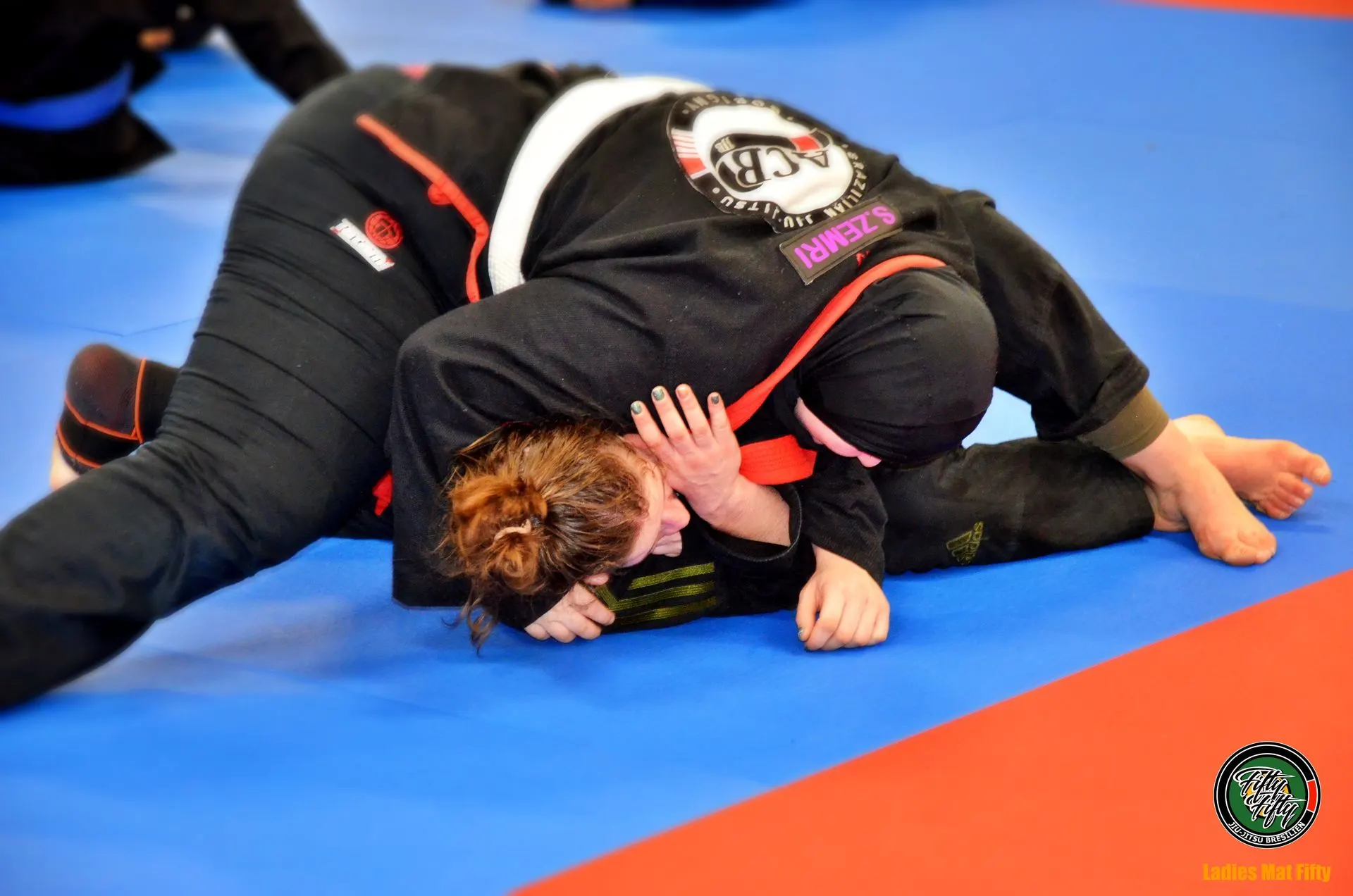 Combat entre pratiquantes au Ladies Mat Fifty du 12 janvier 2025