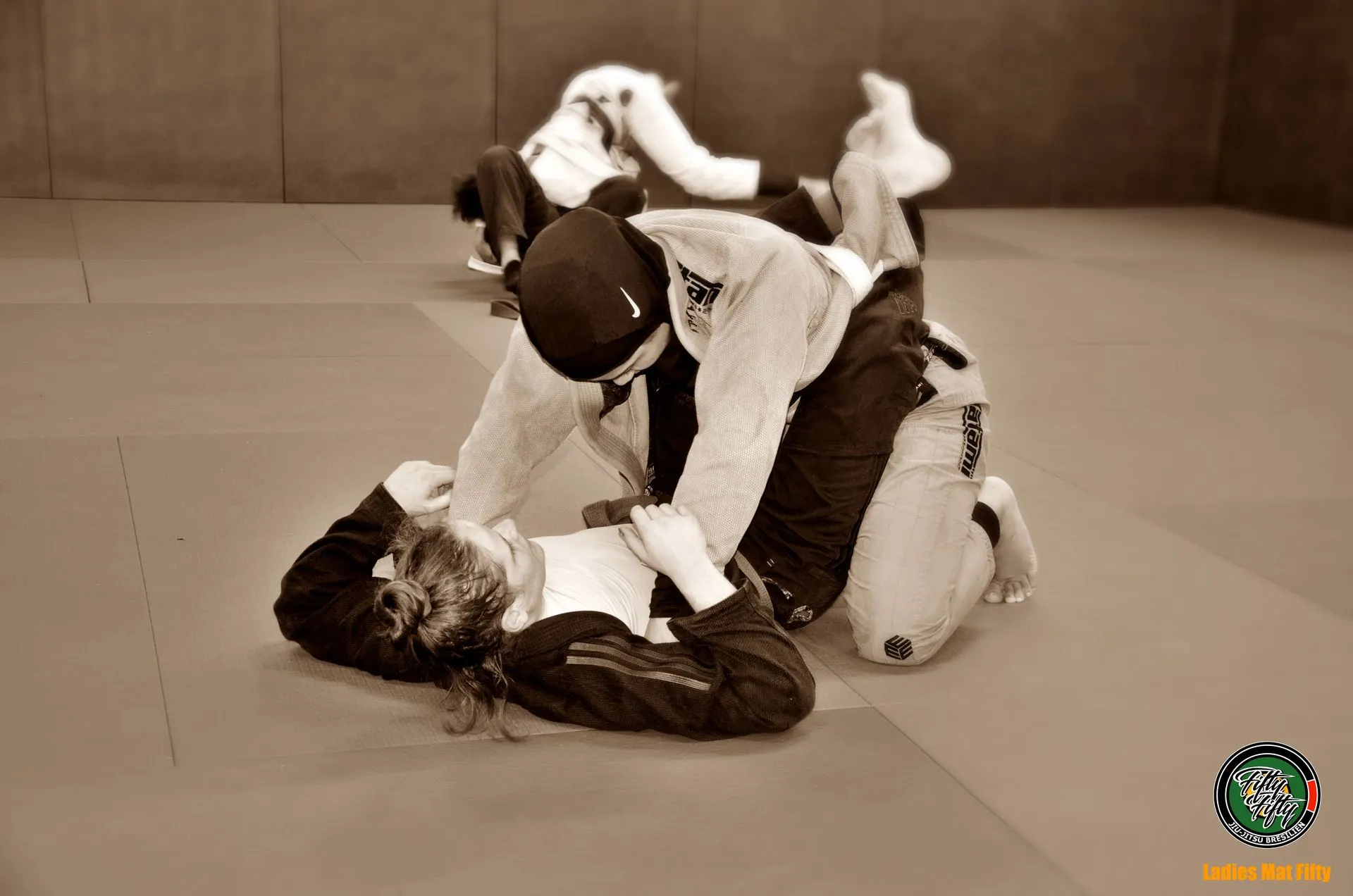 Combat entre pratiquantes au Ladies Mat Fifty du 12 janvier 2025