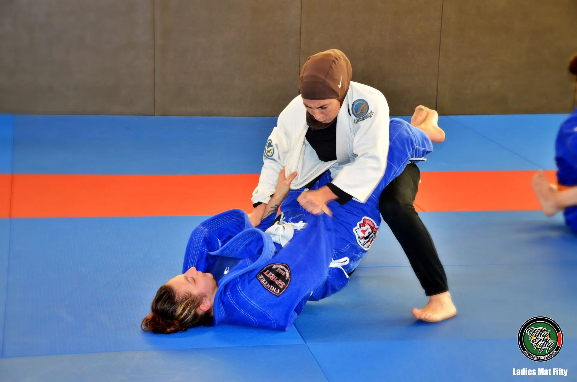 Pratiquantes en kimono lors du Ladies Mat d'octobre 2025